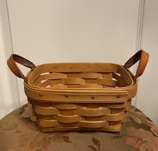 Authentic VTG '97 Longaberger Maple Wood Splint Basket ...