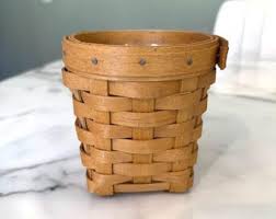 Vintage Small Hand Woven Longaberger Basket With Plastic ...