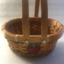 Accents | Vintage Apple Hand Woven Basket | Poshmark