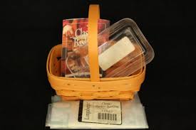 Longaberger CLASSIC Parsley Booking Basket with Protector - NEW | eBay