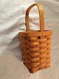Honey Brown 6.5X6.5X13" Longaberger Basket with Stationery ...