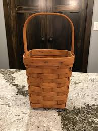 Longaberger 6” Peg Basket 1994 / Hand Woven Basket - Etsy