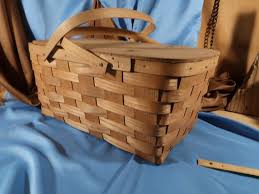 Antique Picnic Basket, Yarn Basket by SCT Yarns Vintage Wicker Basket, Old Camping Basket,retro Basket With Handles,antique Storage Basket - Etsy