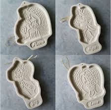 Longaberger 1993-1996 ANGEL SERIES COOKIE MOLD, Bisque ...