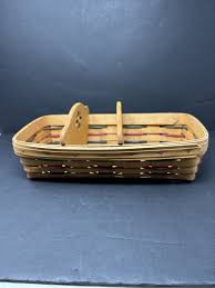 Longaberger Traditional Bread Basket With 2 Wood Dividers | eBay