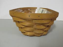 Longaberger Everyday Traditions Basket with Wooden Lid ...