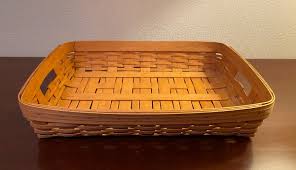 Longaberger Basket Serving Tray Basket 14x20x4 1994 manufactured | eBay