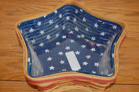 Vintage Longaberger Star Basket, Christmas Collection, 2001 ...