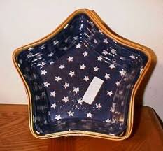 LONGABERGER RARE RETIRED SHINNING STAR CHRISTMAS AMERICAN ...