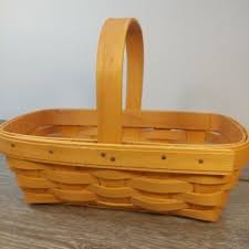 Longaberger Oval Basket American Cancer Society Hope Series Yr 2000 Vtg. 8x4.5" | eBay