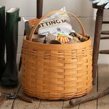 Round Storage Basket with Protector - Saffron — Longaberger