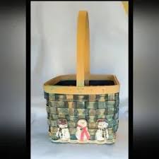 Holiday | Christmas Snow People Baskwt | Poshmark