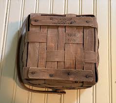 Vintage Square Longaberger Basket - Etsy