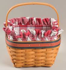Baskets Strawberry Basket with Liner & Protector by Longaberger | Replacements, Ltd.