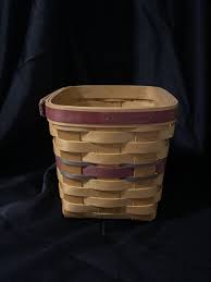 Vintage 1995 Royal Craft Handwoven Red/Blue Banded ...