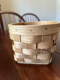 Peterboro Basket Company 1854 Small Round Handmade USA VTG ...