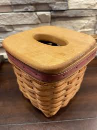 Longaberger 1994 Tissue Basket, Complete Set With Lid ...