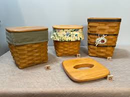 Longaberger Baskets | Choose From: Tall Tissue, Medium Spoon ...