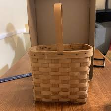 Vintage Basketville Putney Vermont Woven Wood Basket with ...