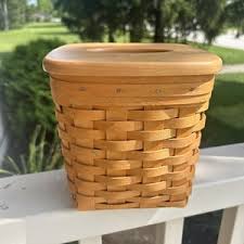Longaberger Tissue Basket with Lid | eBay