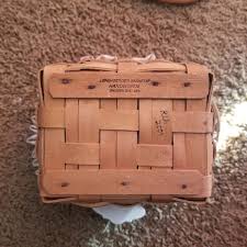 Longaberger 2001 Mothers Day Vintage Blossoms Basket Combo w Lid and Tie On | eBay