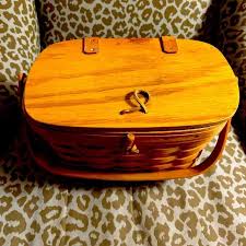 Longaberger | Other | Small Longaberger Basket Purse With ...