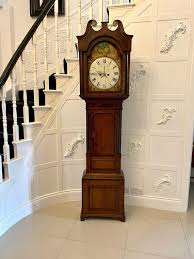 Antique George III Quality Oak and Mahogany 8 Day Painted Face Longcase Clock - Etsy