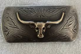 Ricardo Sterling Silver 10K Gold Longhorn Western Belt ...