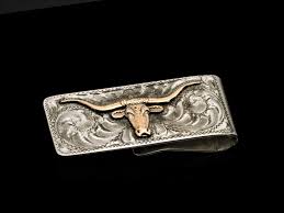 Longhorn Money Clip, Two Colors – HardwareForGentlemen.com