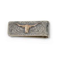Longhorn Moneyclip – King Ranch Saddle Shop