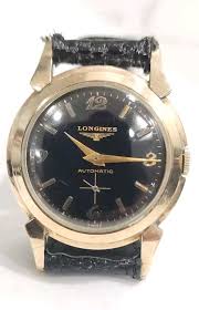 Vintage Longines Automatic Black Dial Ref. 2164 Cal. 19A ...
