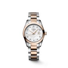 CONQUEST CLASSIC Quartz, Stainless Steel And Red Pvd Coating ...