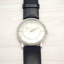 Vintage Longines 18k White Gold Diamond Bezel Manual Wind ...