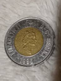 1996 Canadian $2 coin Queen Elizabeth II Obverse And Polar ...
