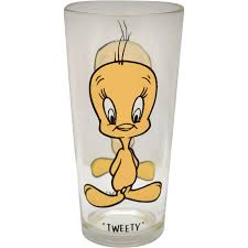 c1973 Warner Brothers Pepsi Glass Tweety Bird Looney Tunes ...