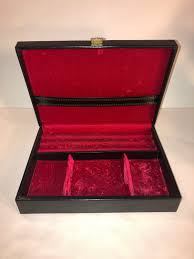 Black Vinyl Lord Buxton Jewelry Box - Etsy