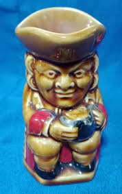TOBY JUG Medium Size Majolica Lord Nelson Pottery (c1970s ...