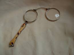 ANTIQUE FRENCH FOLDING EYEGLASSES FAUX TORTOISE SHELL HANDLE ...