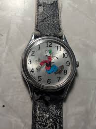 SILVER DISNEY BACKWARD GOOFY WATCH by LORUS NON Working | eBay