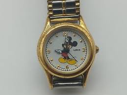TINY SMALLLorus Quartz Women's Disney Mickey Mouse Watch NEW BATTERY DX05 | eBay