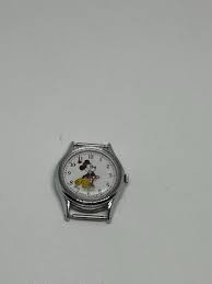 Vintage Lorus Disney Quartz Mickey Mouse Watch new Battery no Band V515-6080 | eBay