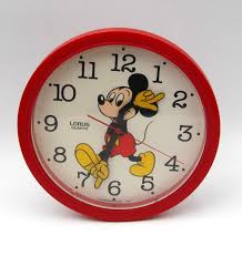 Vintage Mickey Mouse Lorus Quartz Wall Clock Japan Tested ...