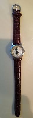Disney Minnie Mouse Watch Brown Leather Band New needs ...