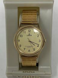 Men Classic Quartz Lorus Analog Watch Round Dial 37mm Japan ...