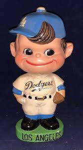Vintage 1960's Los Angeles Dodgers Green Base Sideways Cap Baseball Nodder - Vintage MLB Bobblehead Bobbing Head - Etsy