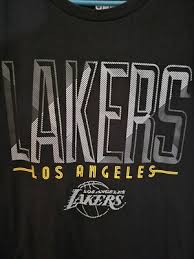 Los Angeles Lakers Mens T Shirt Tee UNK NBA LA Lakers Spell ...