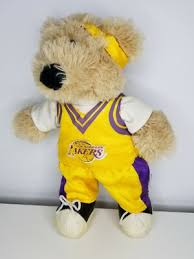 Los Angeles Lakers Jersey Plush Large Teddy Bear 14'' NBA Basketball Purple Yell | eBay Australia