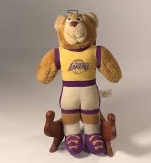 Vintage 1993 LA Lakers Bear Mascot Good Stuff Plush Official Licensed NBA | eBay