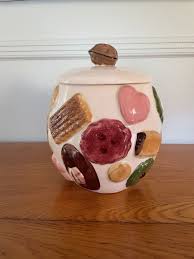 Vintage Original 1950's "Cookies All Over" Cookie Jar by Los Angeles Pottery | eBay