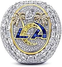 2pcs Rams Championship Ring,Los Angeles Football Gifts ...